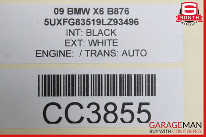 08-14 BMW X6 MAIN ENGINE COOLING RADIATOR ASSEMBLY OEM
