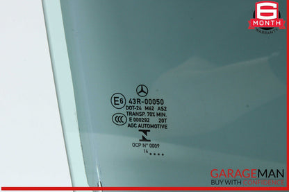 14-19 Mercedes W117 CLA250 Rear Right Passenger Door Window Auto Glass Panel OEM
