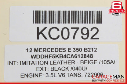 08-20 Mercedes X204 GLK350 C250 C300 E350 Front Left Door Lock Latch Actuator