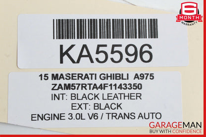 14-17 Maserati Ghibli S Q4 AWD Auto Transmission Trans Gear Box Mounting Bracket