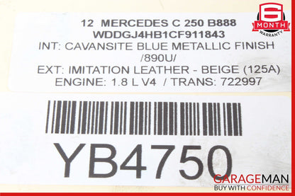 12-15 Mercedes W204 C250 M271 Power Steering Pump Assembly 0064663601 OEM