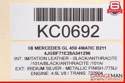 06-13 Mercedes GL450 R550 ML450 Front Right Side Door Control Module Unit