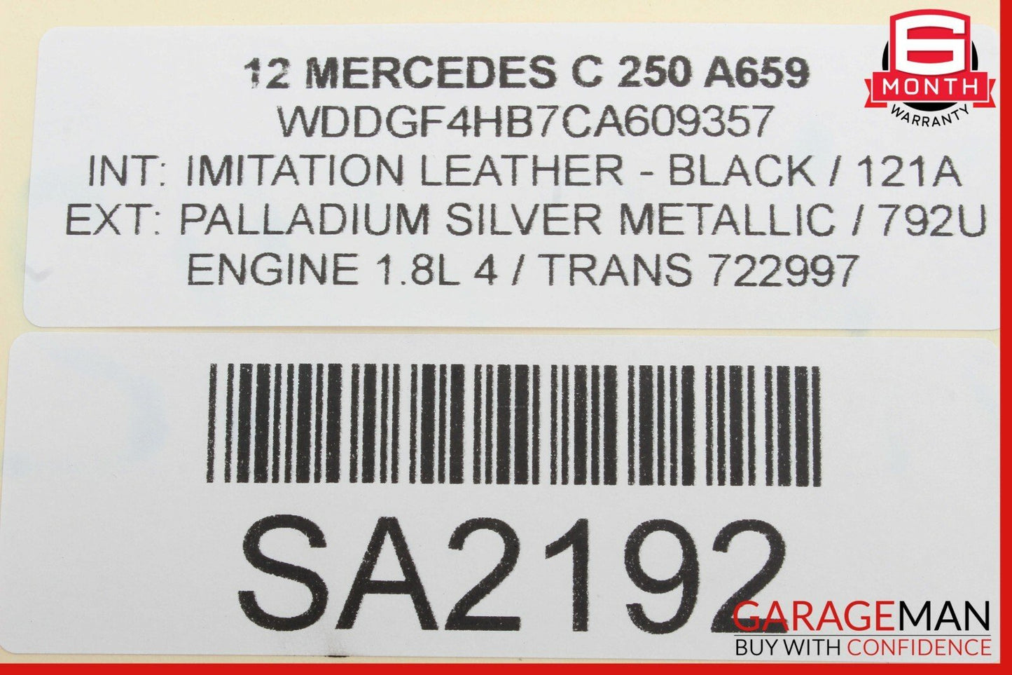 10-15 Mercedes C250 SLK350 CLS550 Keyless Go Entry Control Module 1729007900 OEM
