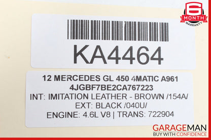 06-12 Mercedes X164 GL320 Front Right Door Lock Latch Actuator 1697202835 OEM