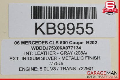 06-11 Mercedes W219 CLS500 Front Right Door Lock Latch Actuator Keyless Go OEM
