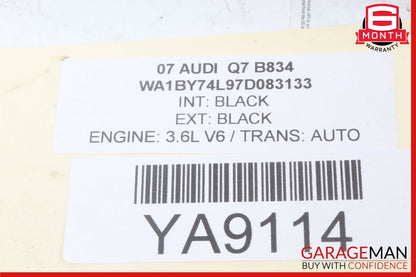 07-15 Audi Q7 Rear Left Driver Side Exterior Door Handle 4L0839885 OEM