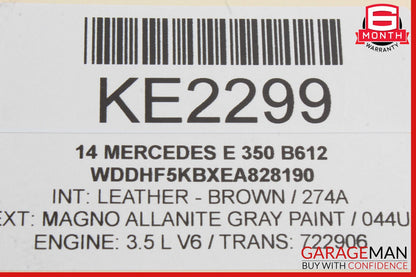 08-18 Mercedes W212 E350 CLS400 Rear Left Side Door Lock Latch Actuator OEM