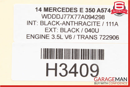 10-16 Mercedes W212 E350 CLS350 Rear Fuse Box Relay SAM Signal Acquisition Assy