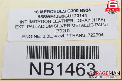 15-20 Mercedes W205 C300 GLC43 C63 AMG SAM Signal Lamp Controle Module OEM