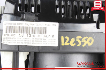 10-13 Mercedes W207 E550 E350 Instrument Cluster Speedometer 2129003813 OEM