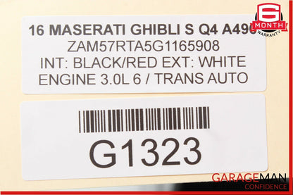 14-17 Maserati Ghibli Passive Entry Control Module Unit OEM
