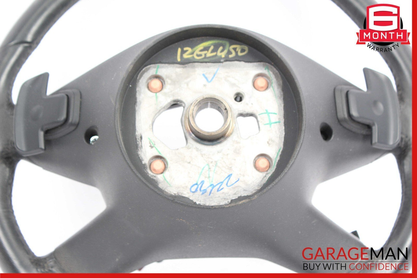 09-13 Mercedes X164 GL450 Driver Steering Wheel Black w/ Paddle Shifters OEM