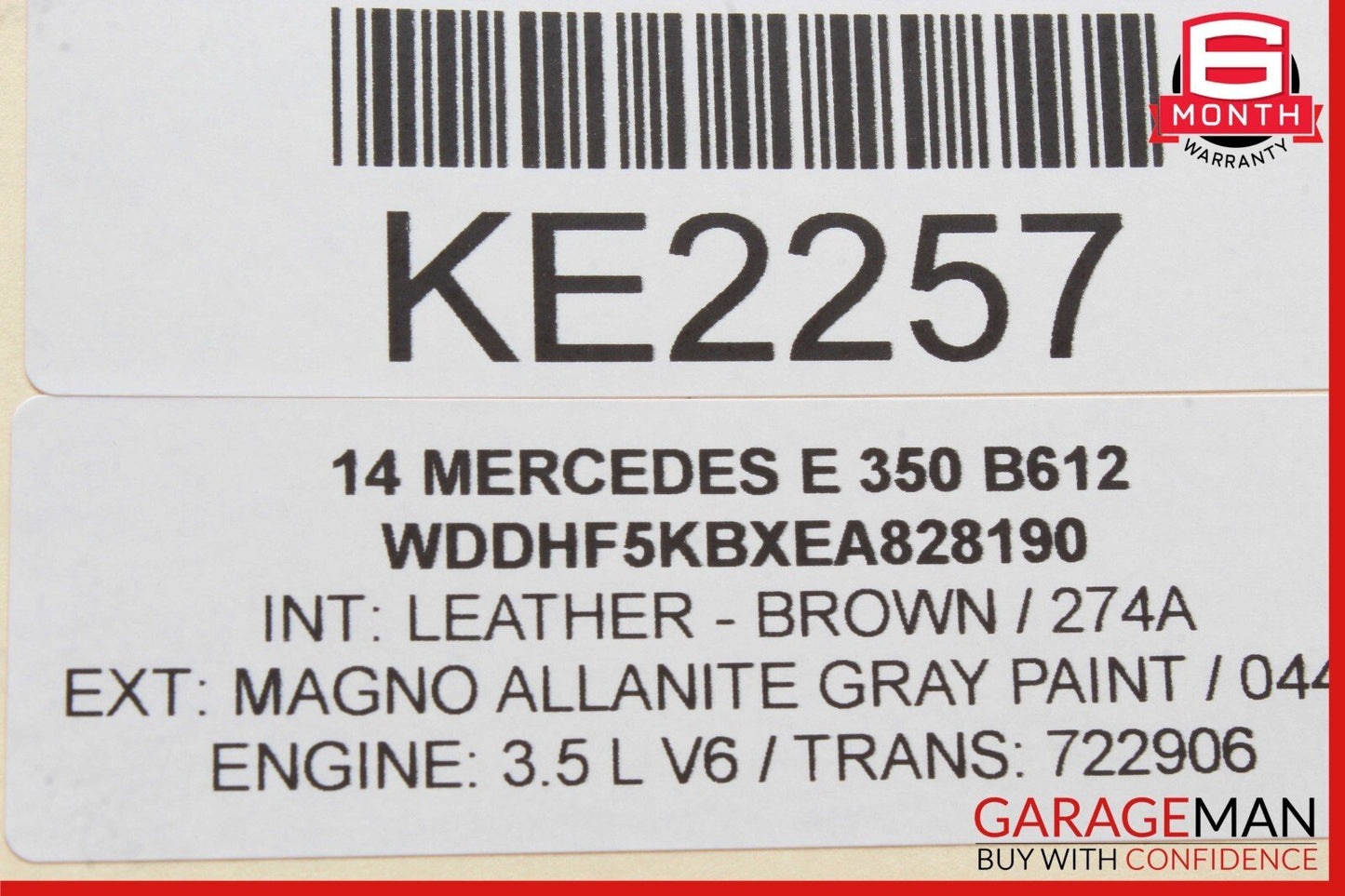 08-18 Mercedes W212 E350 C300 CLS550 Rear Right Side Door Control Module OEM