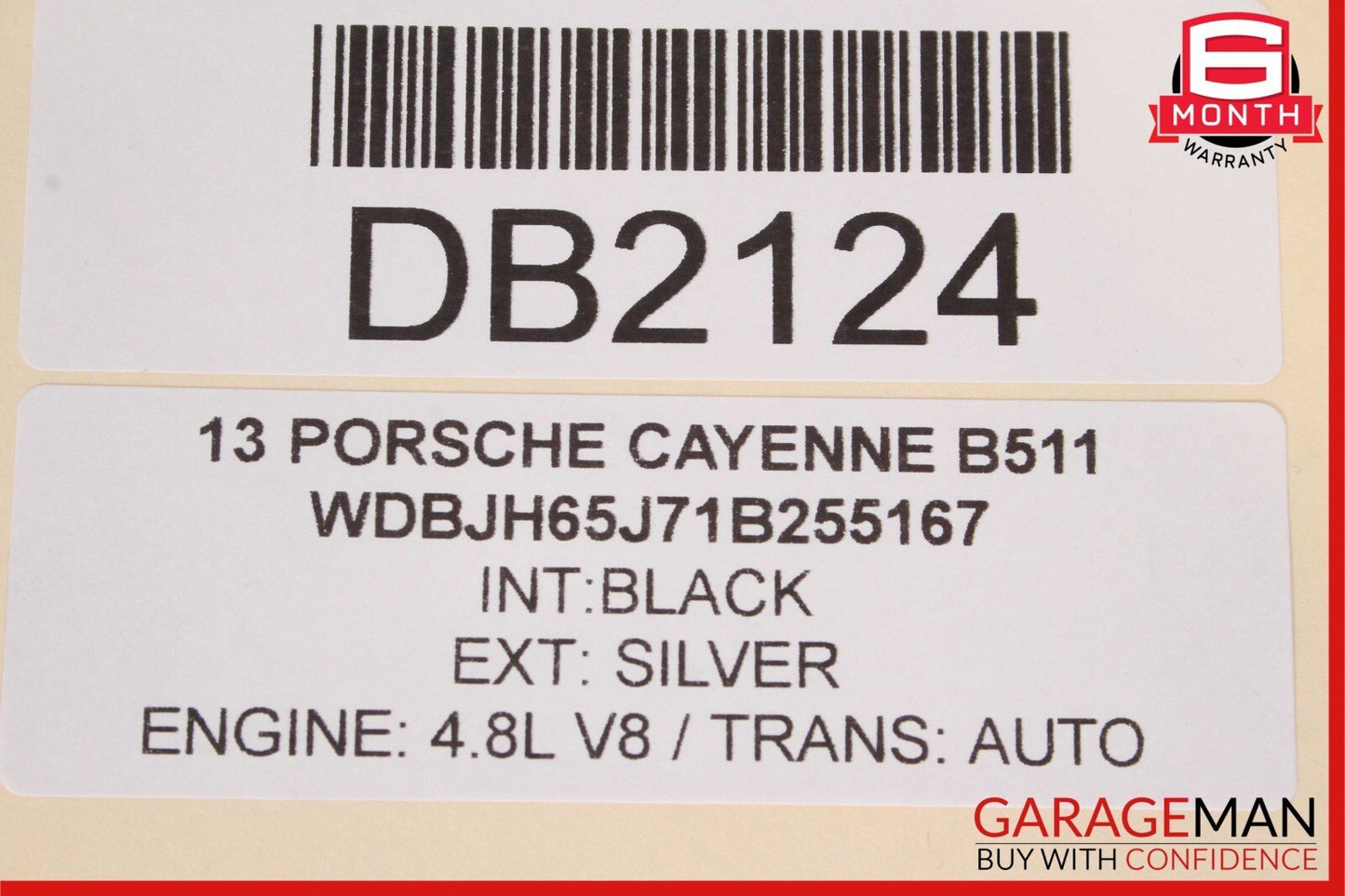 11-17 Porsche Cayenne 958 Rear Right Side Interior Door Panel Trim Cover Black