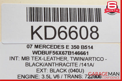 03-09 Mercedes W211 E500 CLS500 Heated Seat Hazard Light Control Switch Wood