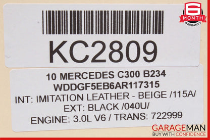 08-16 Mercedes E350 GLK350 C300 Front Left Door Window Regulator Motor Unit
