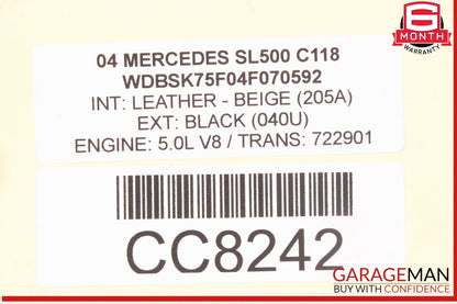 03-06 Mercedes R230 SL500 Power Steering Rack And Pinion 2304600800 OEM