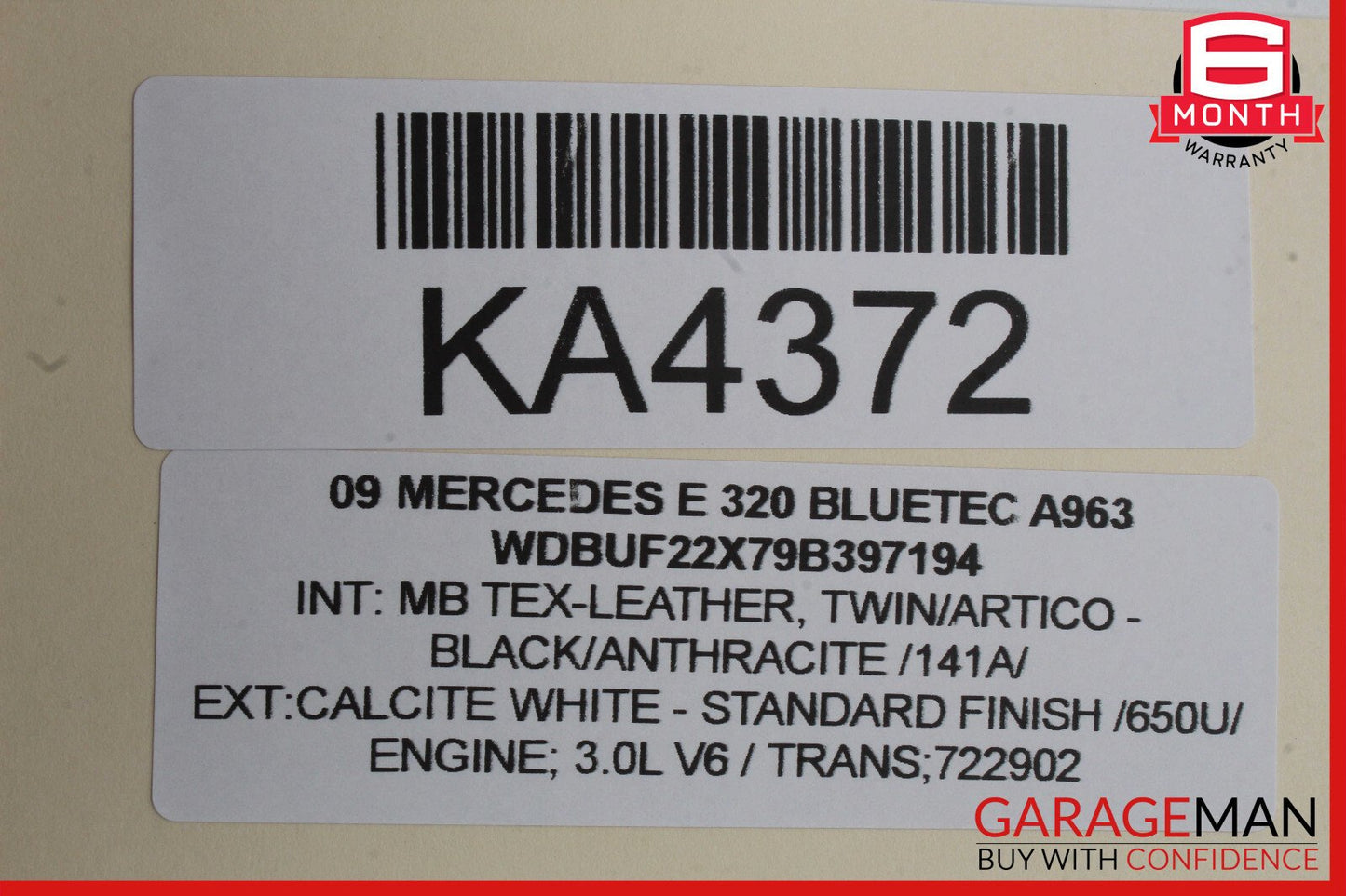07-09 Mercedes W211 E320 E350 Front Left Side Mirror Door Rear View OEM
