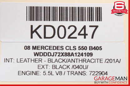 06-11 Mercedes W219 CLS550 CLS500 A/C AC Heater Climate Control Unit OEM