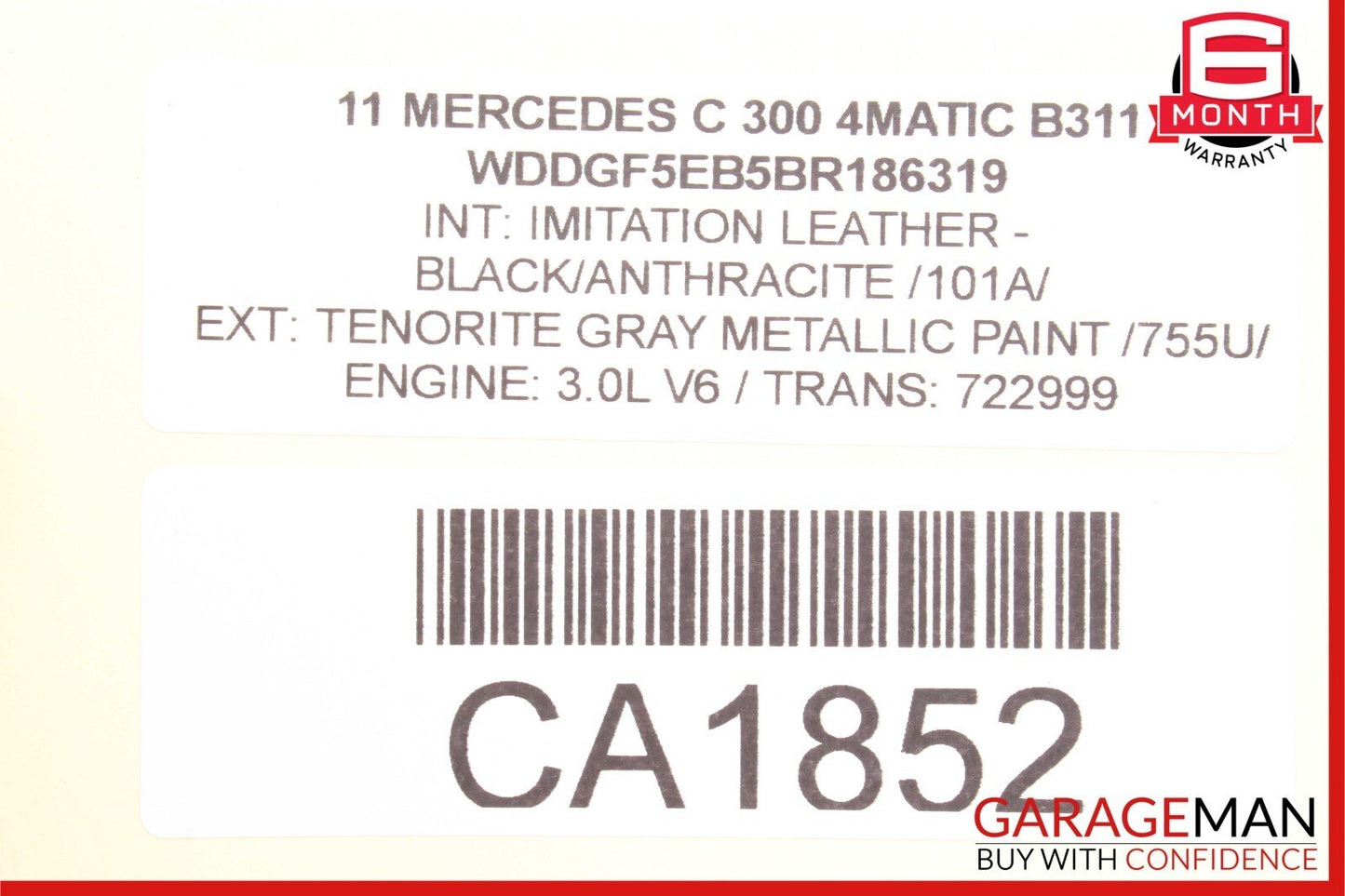 08-11 Mercedes W204 C300 A/C Heater Climate Temperature Switch Control Module