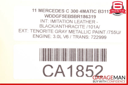 08-11 Mercedes W204 C300 A/C Heater Climate Temperature Switch Control Module