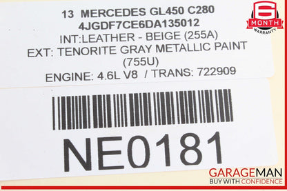 06-19 Mercedes X164 GL450 Rear Glass Windshield Wiper Motor 2518200042 OEM