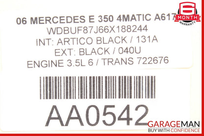 03-06 Mercedes W211 E350 E500 E55 AMG Rear Left Side Door Control Module Unit