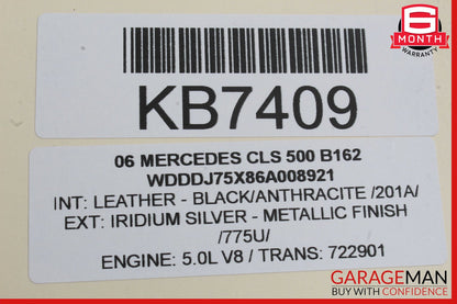 06-11 Mercedes W219 CLS500 CLS55 Front Right Side Window Regulator Motor OEM