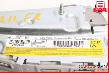 10-18 Mercedes W212 E250 CLS350 Front Right Side Seat Side Airbag Air Bag Grey