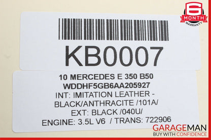 08-17 Mercedes W212 E350 E400 Rear Trunk Lid Latch Lock Actuator Assembly OEM