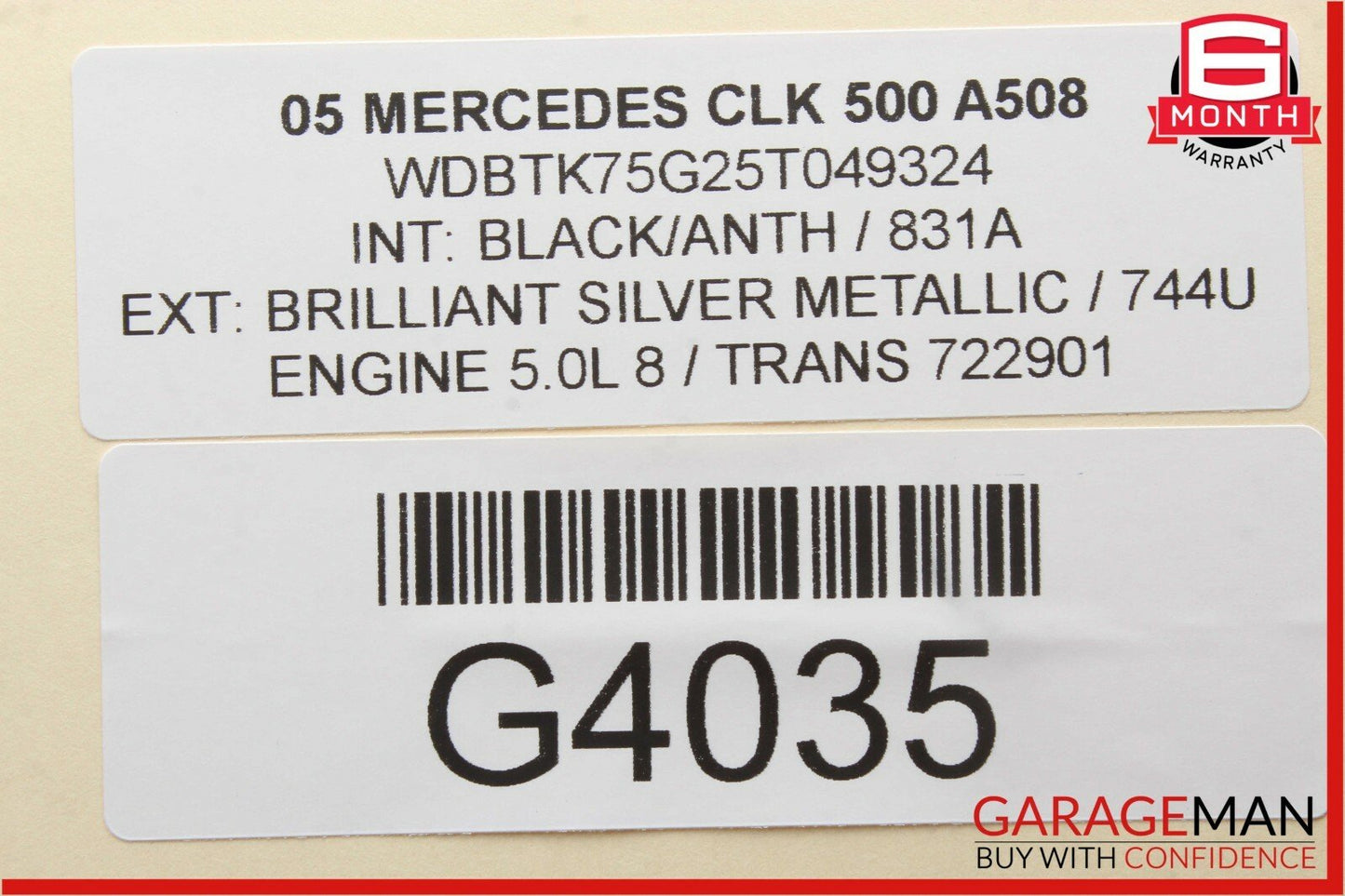 03-09 Mercedes W209 CLK500 Rear Right Side Telephone GPS Antenna Amp Amplifier