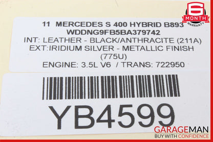 07-14 Mercedes W221 S400 S63 Front Right Side Seat Control Switch 2218709358 OEM