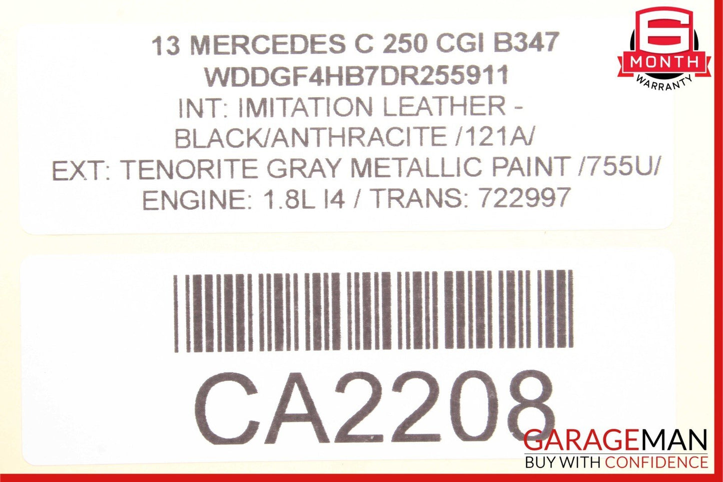 12-14 Mercedes W204 C250 C300 Speedometer Odometer Instrument Cluster Gauge