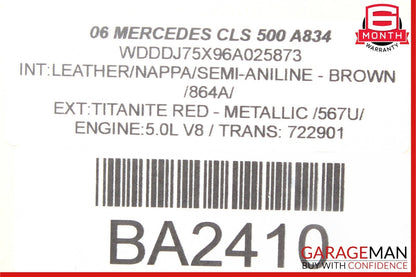 06-11 Mercedes W219 CLS500 Front Right Passenger Side Door Control Module OEM