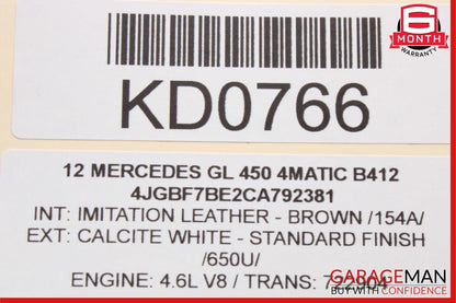 07-12 Mercedes X164 GL450 GL550 Third Seat Row Power Folding Control Module OEM