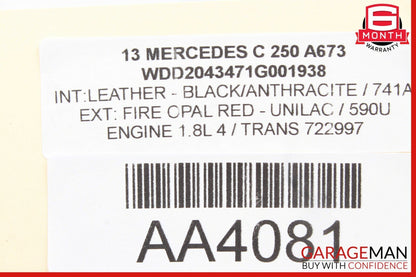 10-17 Mercedes C250 E350 Sunroof Roof Sun Shade Screen Roller Blind Motor Unit