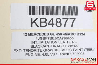 06-13 Mercedes X164 GL450 ML350 Exterior Door Handle Rear Left Side OEM