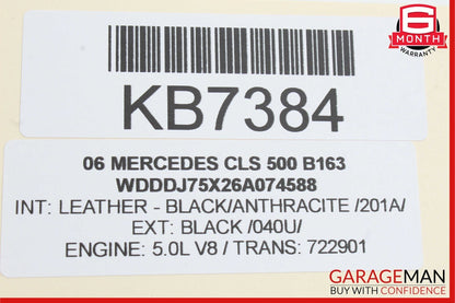 06-11 Mercedes W219 CLS550 CLS500 Front Right Keylessgo Door Lock Latch Actuator
