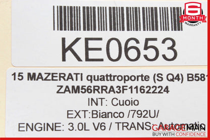 14-18 Maserati Quattroporte Front Left Side Dash Dashboard Air Vent Trim AC A/C