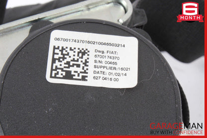 14-17 Maserati Ghibli Rear Left / Right Seatbelt Seat Belt Retractor Black OEM