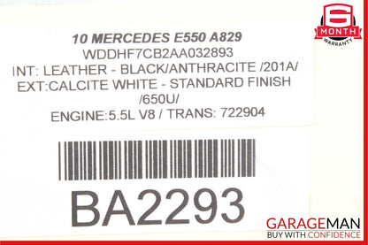 10-16 Mercedes W212 E350 E550 CLS400 Front Left Side Top Upper Control Arm OEM