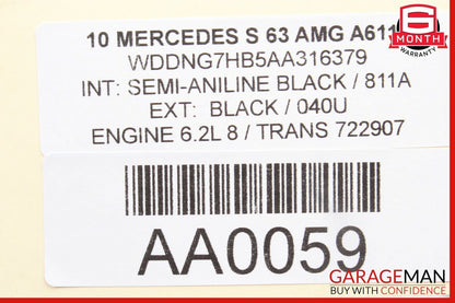 07-14 Mercedes W221 S63 CL550 A/C AC Heater Climate Control Switch OEM