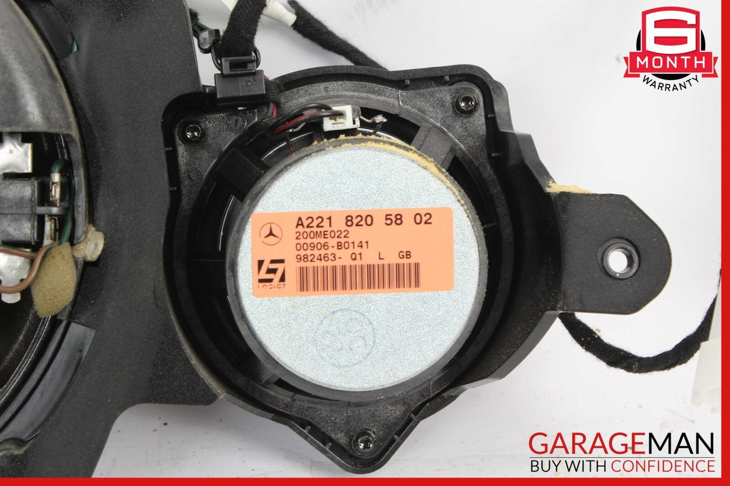 07-09 Mercedes W221 S550 Front Left & Right Side Door Sound Speaker Speakers Set