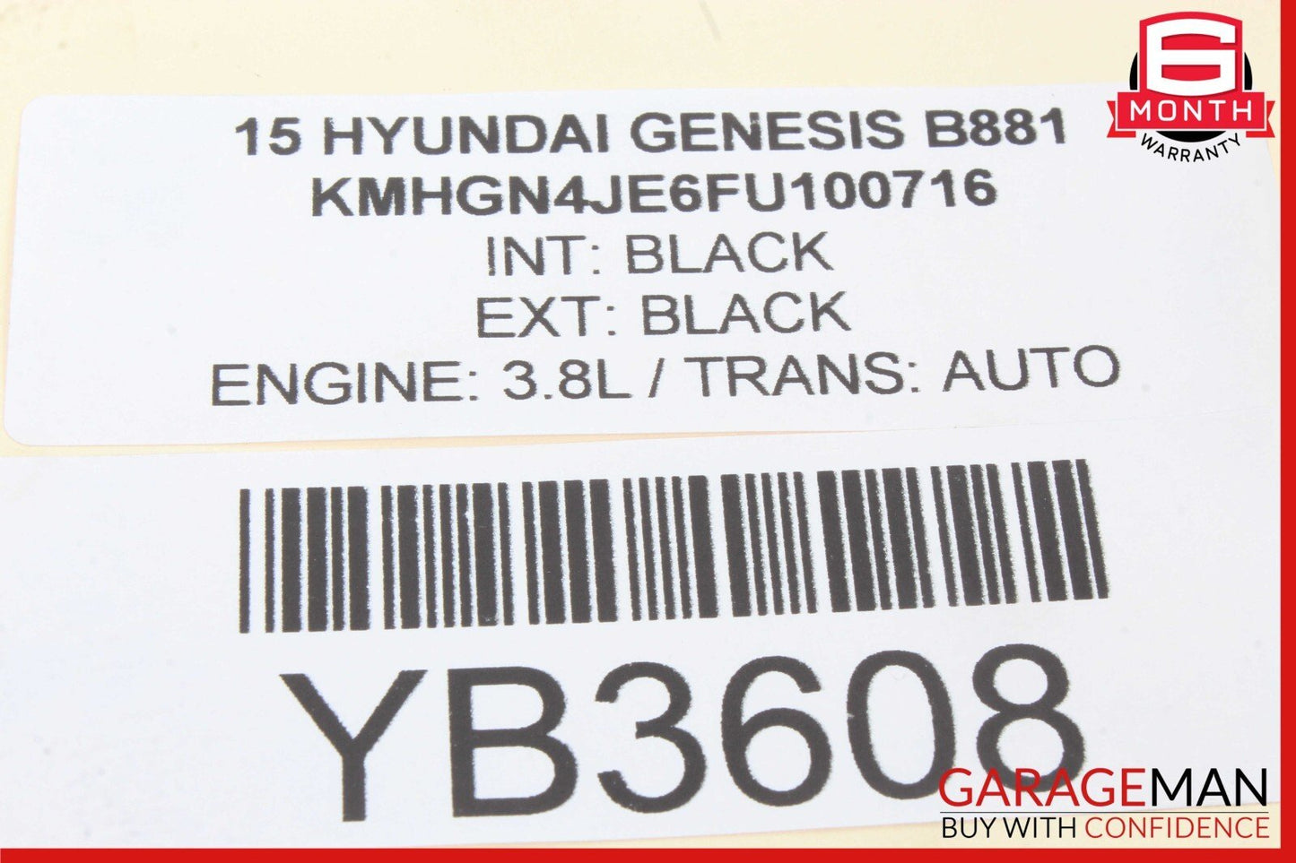 15-16 Hyundai Genesis Climate Control Unit 97250-B1150 OEM