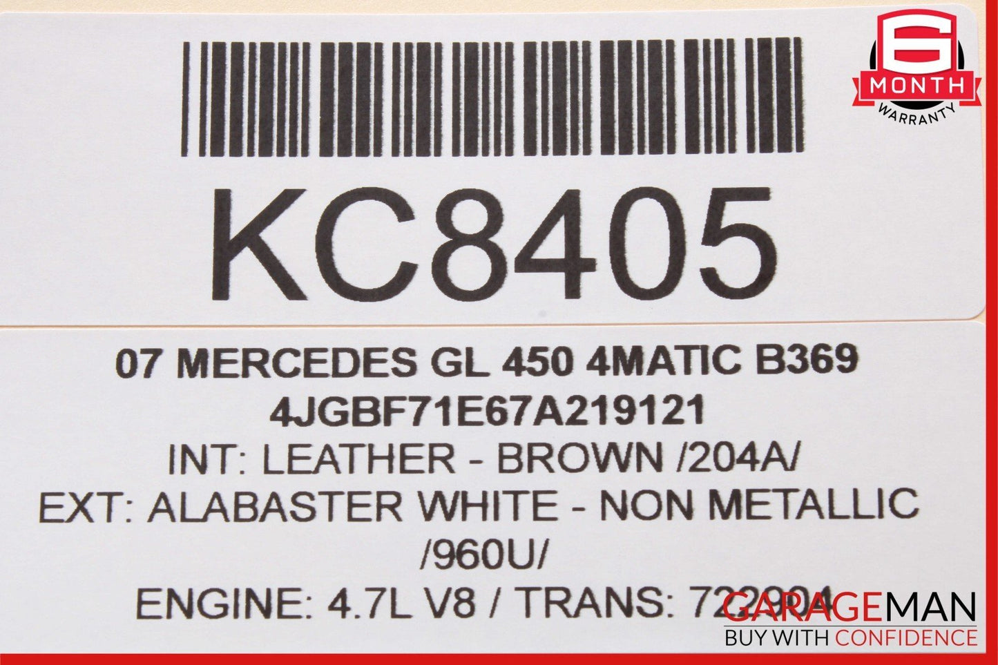 07-13 Mercedes X164 GL450 4MATIC TPMS Tire Pressure Control 1645403762 OEM