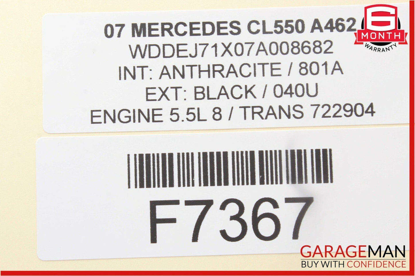 07-09 Mercedes W216 CL550 S550 Bluetooth Mobile Cell Phone Control Module Unit