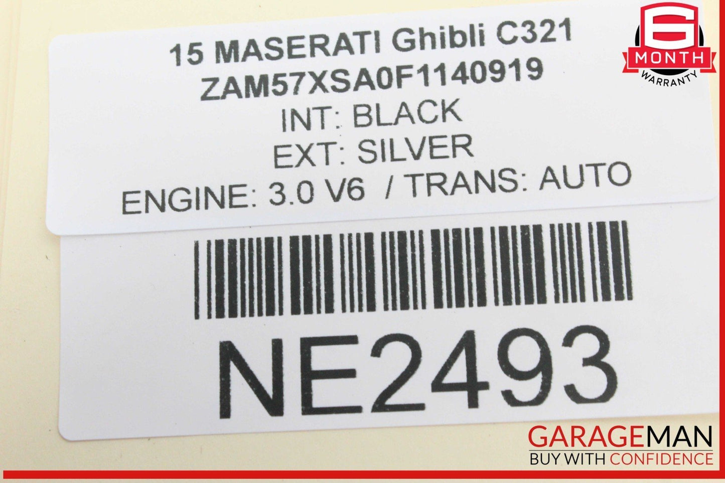 14-17 Maserati Ghibli Rear Left or Right Side Control Arm Bar Link 670006273 OEM