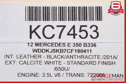 10-17 Mercedes W207 E550 E400 E350 Front Left Side Door Tweeter Trim Cover Black