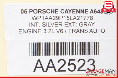 03-06 Porsche Cayenne 955 Navigation GPS Radio CD Player Display Assembly OEM