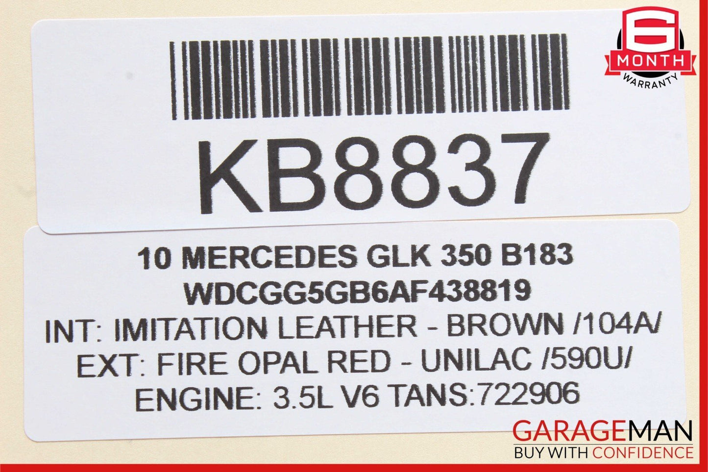 08-12 Mercedes X204 GLK350 C250 Front Left Driver Side Exterior Door Handle OEM